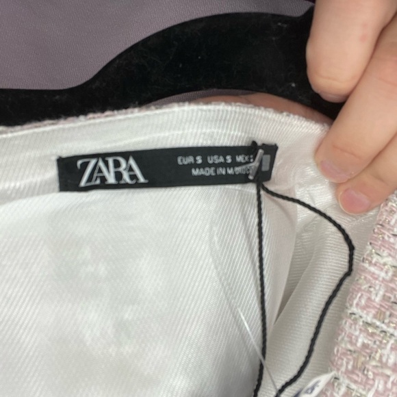 Zara Cream Tweed Tank Top - Picture 4 of 6